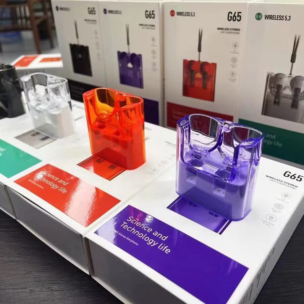 ZH  G65 Transparent ANC Wireless Stereo HiFi Earphones (Bluetooth 5.3)