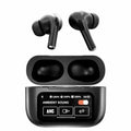 ZH StealthTone Pro ANC Earbuds – Matte Black with LED Screen