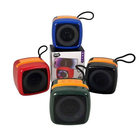 ZH T&G X-911 Portable Bluetooth Speaker with LED Lights & Phone Holder