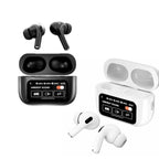 HZ StealthTone Pro ANC Earbuds – Matte Black | LED Screen | Clear Sound