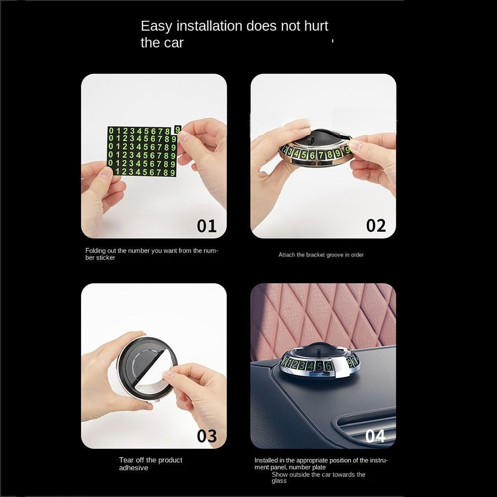 DriveFlex 360 2-in-1 Car Dashboard Phone Holder (Random Color)