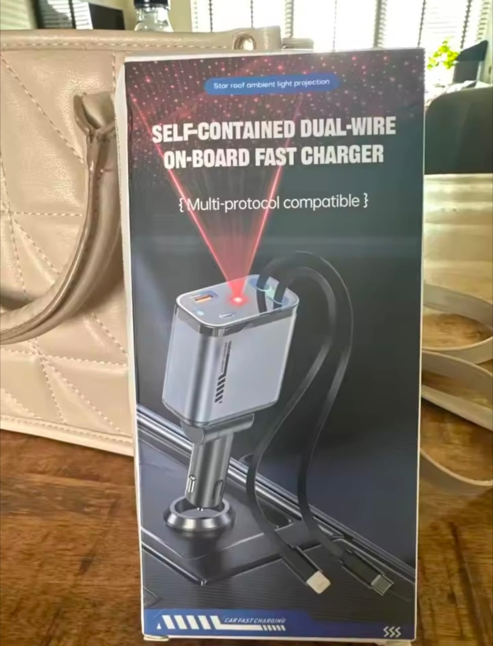 ZH C6 StarGlow 4-in-1 Fast Charging Car Charger