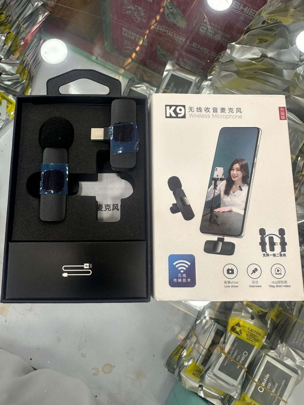 ZH VoxLink Duo C | Dual Wireless Microphone 🎤 | Type-C Connector | Clear Sound | Long Battery Life 🔋 | Portable