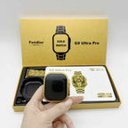 HZ G9 Ultra Pro Gold Color Edition Series 9 Smart Watch with QDFit Pro App