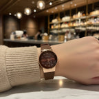 ZH Ladies Watch with Rubber Strap - Blue