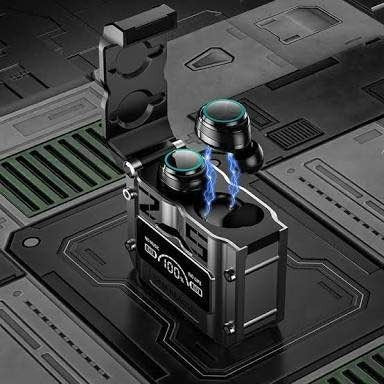 ZH EchoMax Pro 5.3 Wireless Earbuds | Hi-Fi Sound | LED Display | 40H Playback