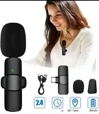 Wireless Lavalier Microphone for iPhone & Android