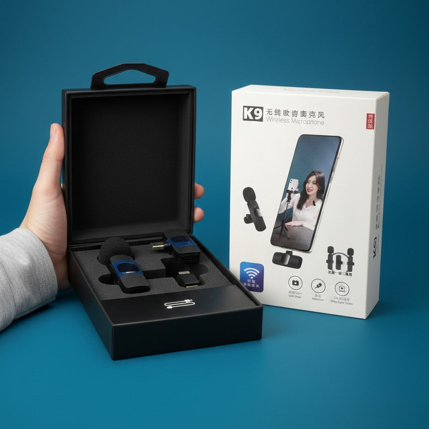 ZH VoxLink Duo C | Dual Wireless Microphone 🎤 | Type-C Connector | Clear Sound | Long Battery Life 🔋 | Portable