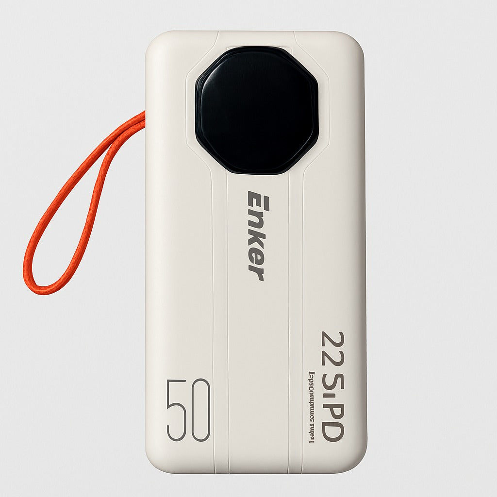 ZH Enker UltraCharge 50,000mAh Power Bank – Fast Charging Portable Lithium Battery