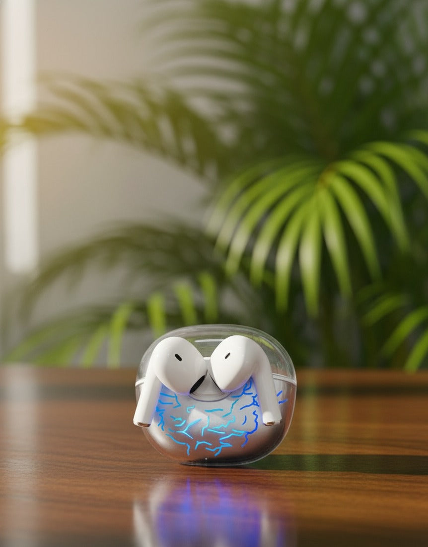 ZH AeroTune Bluetooth 5.2 True Wireless Earbuds with Digital Power Case