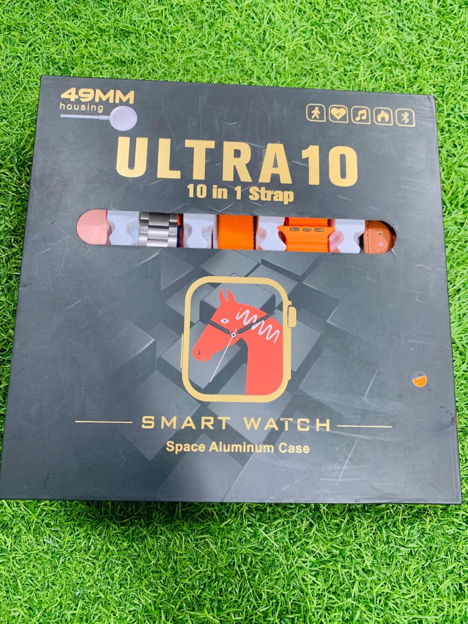 ZH UltraNova X10 Smartwatch – 49mm Super HD | BT Calling | 10-in-1 Straps