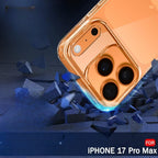 ZH ClearShield Ultra-Slim 0.2mm TPU Transparent Case for iPhone 17 Pro Max