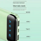 ZH PowerGo 22.5W Portable Power Bank – 20,000mAh with LED Display
