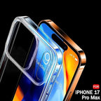 ZH ClearShield Ultra-Slim 0.2mm TPU Transparent Case for iPhone 17 Pro Max