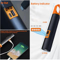 ZH L-S18 Glare Rechargeable Type-C LED Flashlight with Power Bank &amp; Digital Display