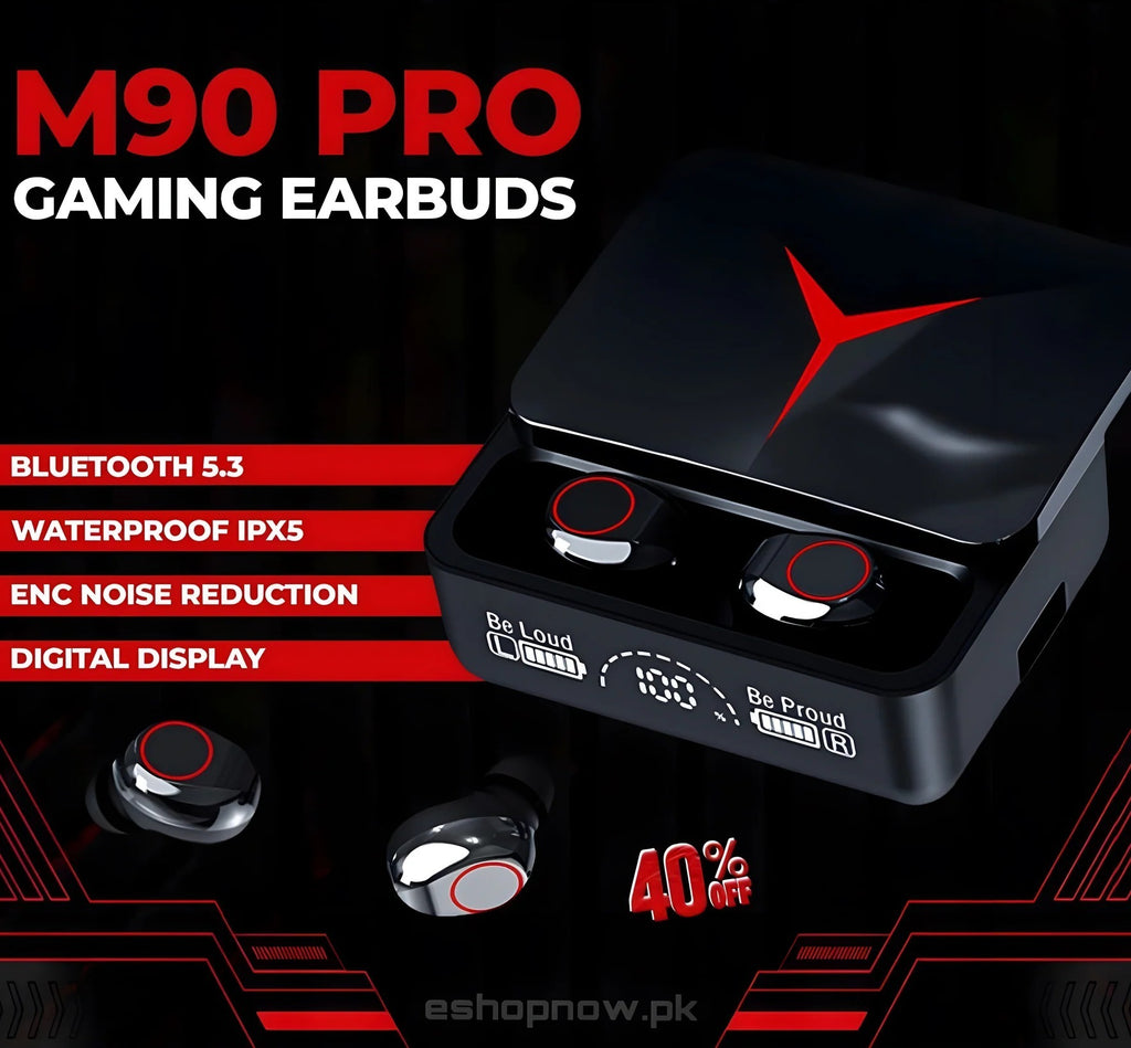 HZ StrikeWave Pro 5.3 Gaming Earbuds 🎮 | Bluetooth 5.3 | ENC Noise Reduction | Low-Latency Sound