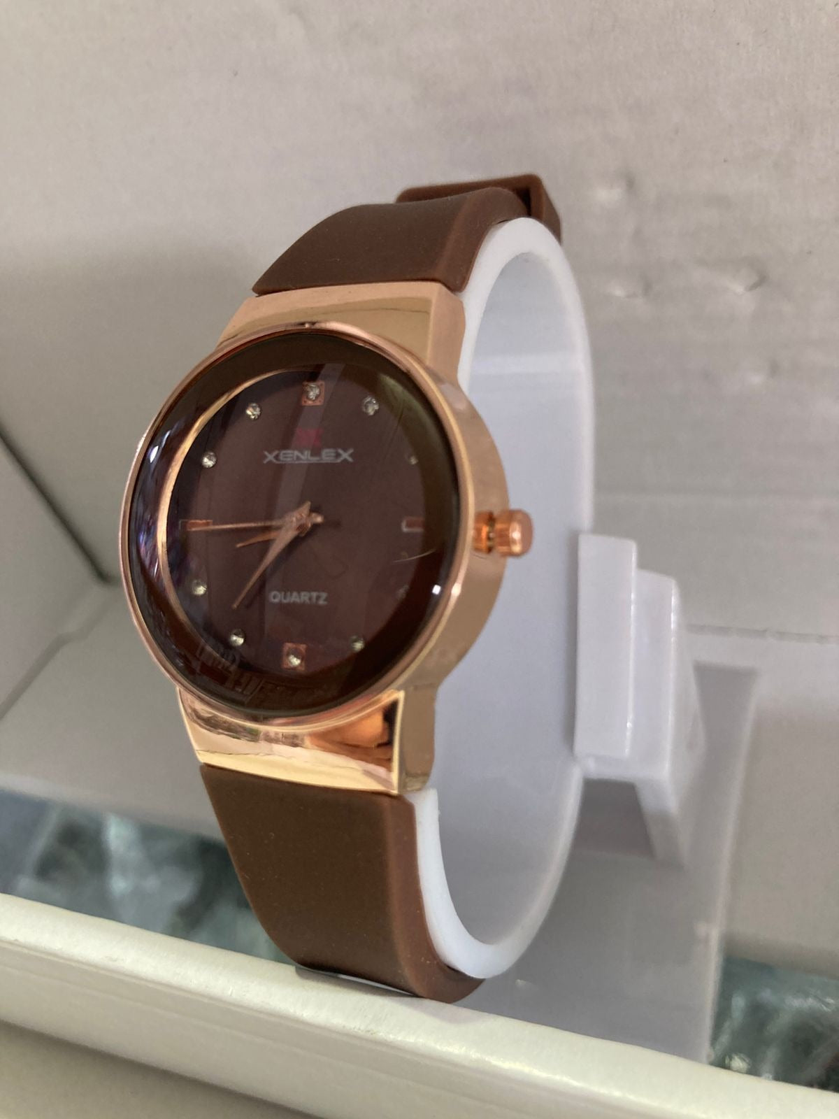 ZH Ladies Watch with Rubber Strap - Blue